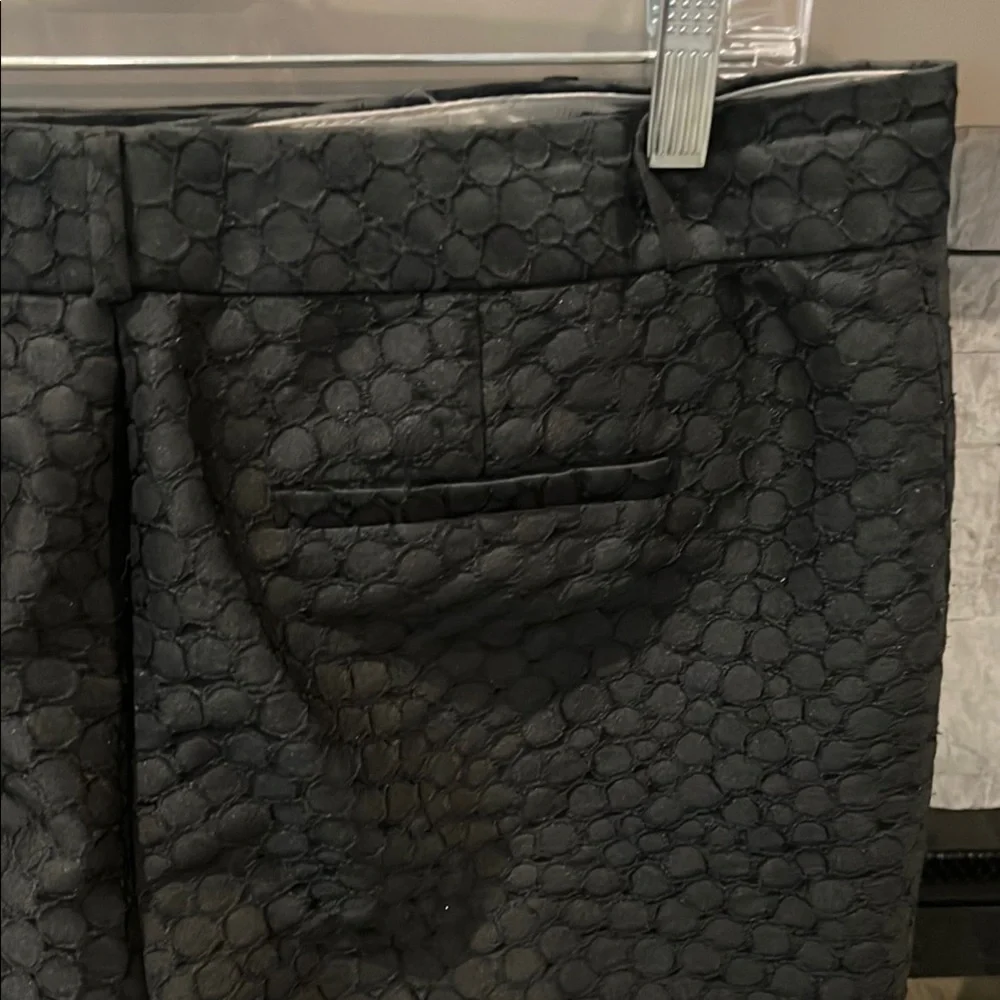 Banana Republic Black Patterned Pants size 10